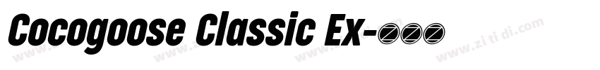 Cocogoose Classic Ex字体转换
